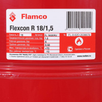 Расширительный бак теплоснабжение/холодоснабжение Flamco Flexcon R красный 18/1,5